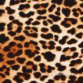 Baju Atasan Leopard Print Rajutan Rayon Spandex